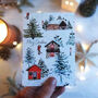 Ski Chalet Christmas Card, thumbnail 1 of 3