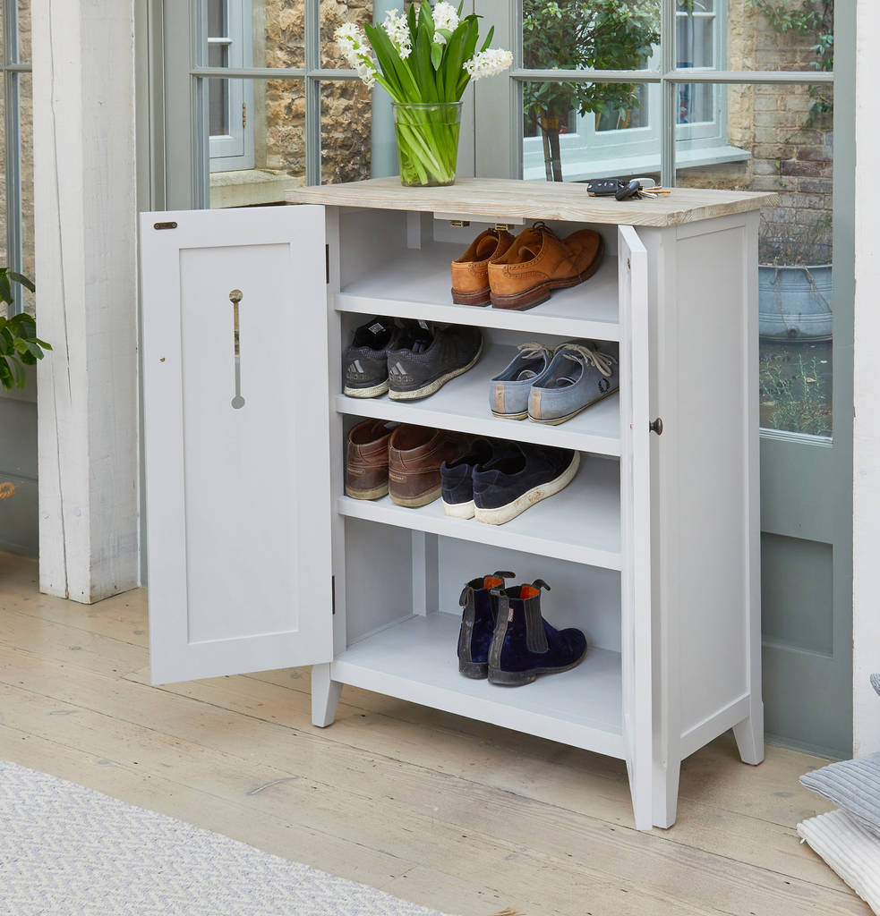 Ridley Grey Shoe Storage  Cupboard By The Orchard Furniture 