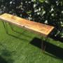 Personalised Retro Industrial Style Bench, thumbnail 4 of 9