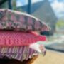 Handmade Indian Block Print Cushion, thumbnail 4 of 4