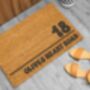 Personalised Coir Doormat With House Number And Street Name, thumbnail 10 of 11