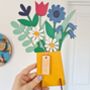 Wooden Spring Flower Bouquet, thumbnail 4 of 4
