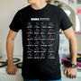Formula One F1 2024 Calendar Track T Shirt Gift For Him, thumbnail 2 of 3