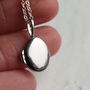 Sterling Silver Tiny Oval Locket Necklace, thumbnail 4 of 10
