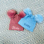 Personalised Baby/Toddler Beanie Pink/Blue, thumbnail 1 of 5