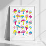 Magic Mushrooms Limited Edition Art Print, thumbnail 1 of 7