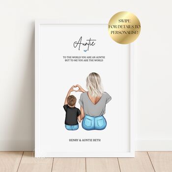 Gift For Auntie, Auntie Birthday Gift, 3 of 10