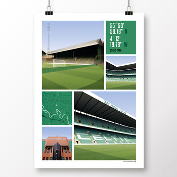 Views Of Celtic Park Poster, 2 of 7