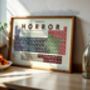 Elements Of Horror Periodic Table Art Print, thumbnail 2 of 12