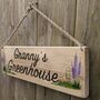 Personalised Garden Sign With Hand Painted Flowers, thumbnail 2 of 8