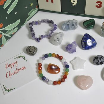 Luxury Crystal And Gemstone Bracelet Advent Calendar 24 Days, 5 of 7