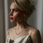 Royal Pearl Drop Necklace, thumbnail 3 of 4