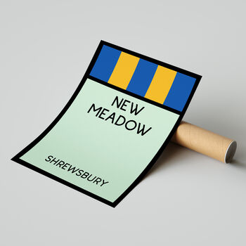 New Meadow Monopoly Shrewsbury Football Print, 2 of 2