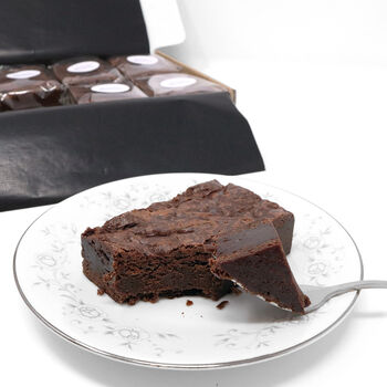 Vegan Chocolate Brownies, Gift Box Of Eight, 2 of 2