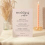 Wedding Cake Sign A5 Sturdy Foamex Sign Blush Script, thumbnail 1 of 5