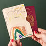 Personalised Child's Drawing Leather Passport Holder, thumbnail 3 of 3