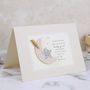 Personalised New Baby Moon And Stars Card, thumbnail 1 of 2