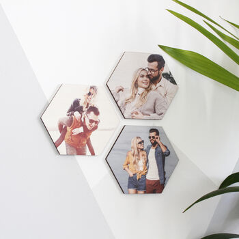 Wedding Anniversary Wooden Photo Tiles In A Box, 12 of 12