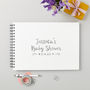 Personalised Baby Shower Guest Or Memory Book, thumbnail 8 of 8