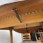 1960s Mid Century Small Kitchen Drop Leaf Table, thumbnail 6 of 12