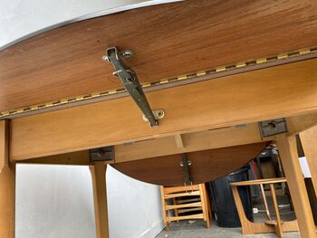 1960s Mid Century Small Kitchen Drop Leaf Table, 6 of 12
