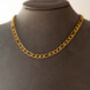 3mm Figaro Chain Necklace, 18 Carat Gold Plated, thumbnail 4 of 5