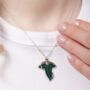 The Lord Of The Rings Leaf Of Lorien Earrings And Necklace Gift Set, thumbnail 2 of 5