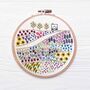 Flower Meadow Cottage Embroidery Pdf Digital Product, thumbnail 5 of 5