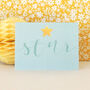 Mini Gold Foiled Star Card, thumbnail 3 of 5