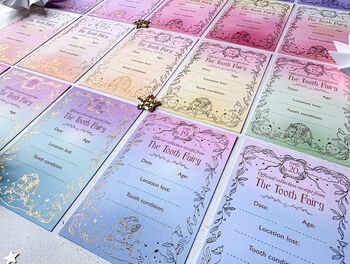 Tooth Fairy Receipts And Keepsake Tooth Diary, 11 of 12