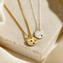 Mini Confetti Birthstone Disc Necklace, thumbnail 1 of 8