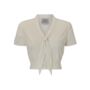 Bonnie Blouse In Cream Authentic Vintage 1940s Style, thumbnail 1 of 2