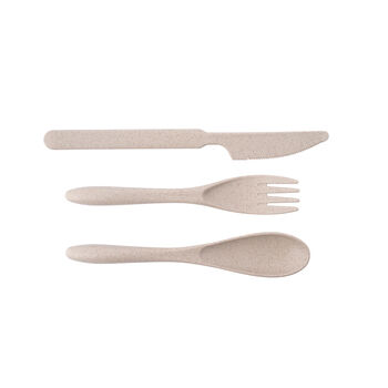 Eco Friendly Wheat Composite Cutlery Travel Set, 3 of 4