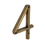 Brass Bee Premium House Numbers In Heritage Five Inch, thumbnail 5 of 10