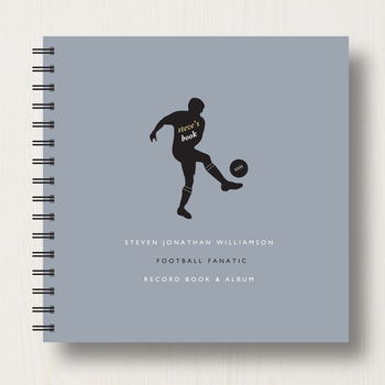 Personalised Football Lover's Book Or Album, 10 of 11
