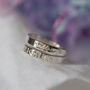 18th Birthday Personalised Silver Ring, thumbnail 2 of 4