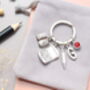 Personalised Writers Keyring Authors Gift, Graduation Gift, thumbnail 7 of 9