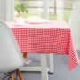 Red Checkered Gingham Tablecloth Housewarming Gift, thumbnail 6 of 8