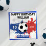 Personalised Birthday Football Card, thumbnail 1 of 2