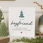 Personalised First Christmas Card For Boyfriend, thumbnail 1 of 7