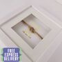 Personalised 'Tied The Knot' Framed Wedding Gift, thumbnail 1 of 4