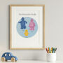 Personalised Lego Family Print, thumbnail 2 of 4