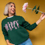 Happy Flower Print Sweatshirt, thumbnail 5 of 7