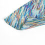 Vibrant Abstract Double Sided Silk Scarf, thumbnail 2 of 5