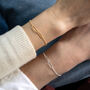 Mother And Daughter Linked Bracelet, thumbnail 1 of 9
