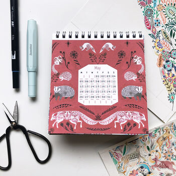 2025 Mini Animal Desk Calendar, 4 of 12