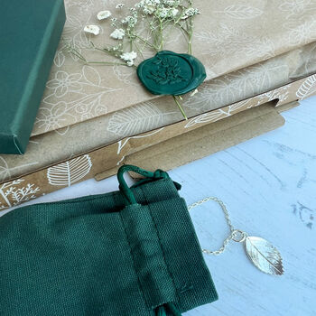 Nature Talisman Charm Necklace In Recycled Silver, 6 of 6