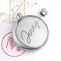 Personalised Round Hip Flask, thumbnail 5 of 6