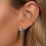 Women's Sterling Silver Short Chain Dangle Earrings, thumbnail 3 of 5