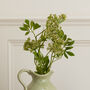 Green And White Dipped Ceramic Jug Vase, thumbnail 8 of 10